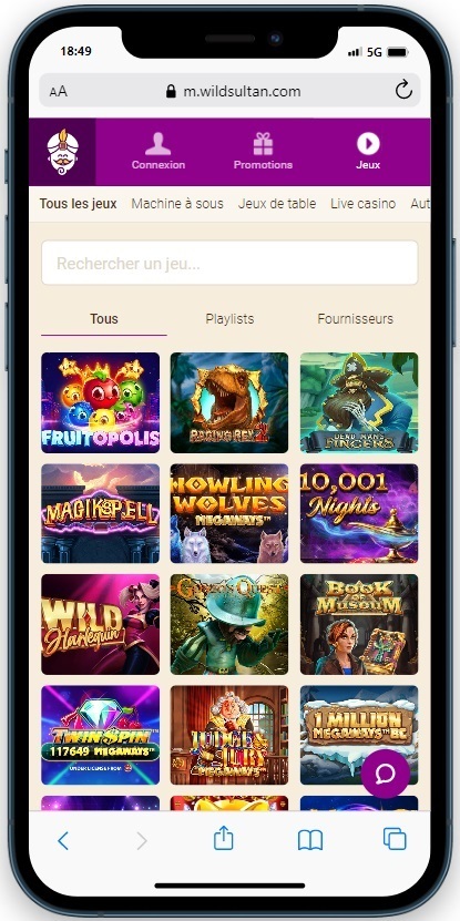 Wild Sultan sur Android Wild Sultan sur Android
